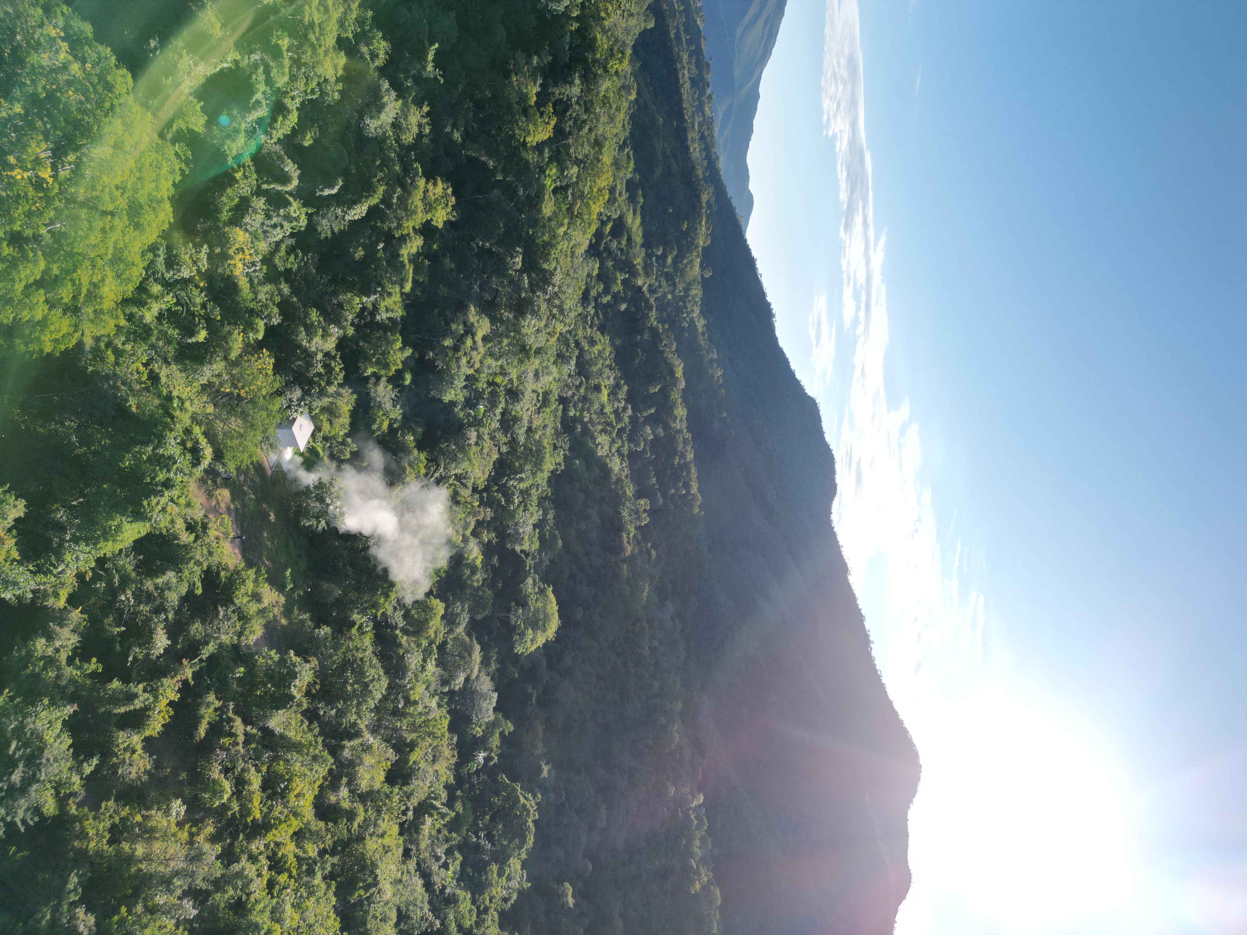 Vista aérea da jazida Hanuman